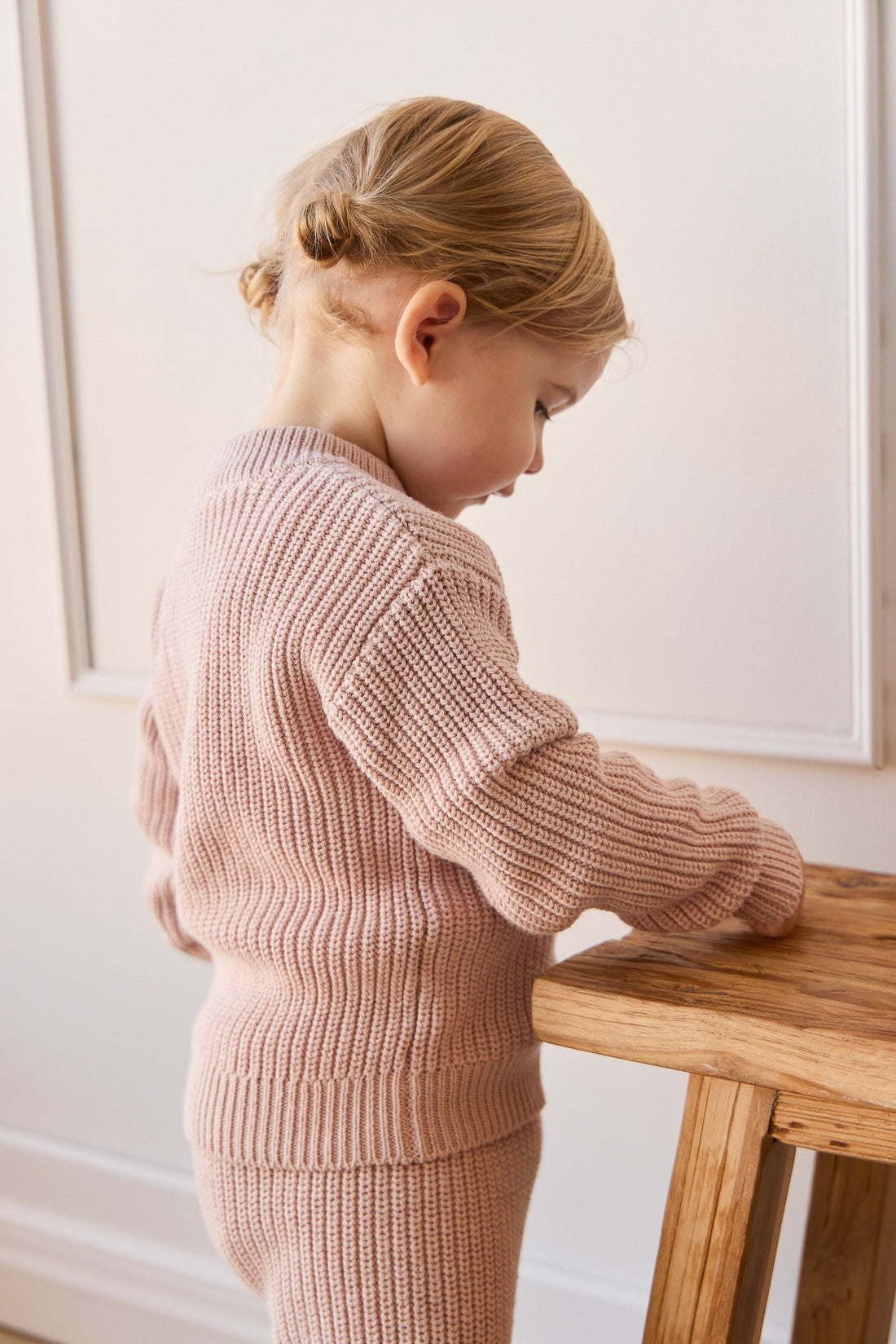 Morgan Jumper - Soft Misty Marle Childrens Jumper from Jamie Kay Australia