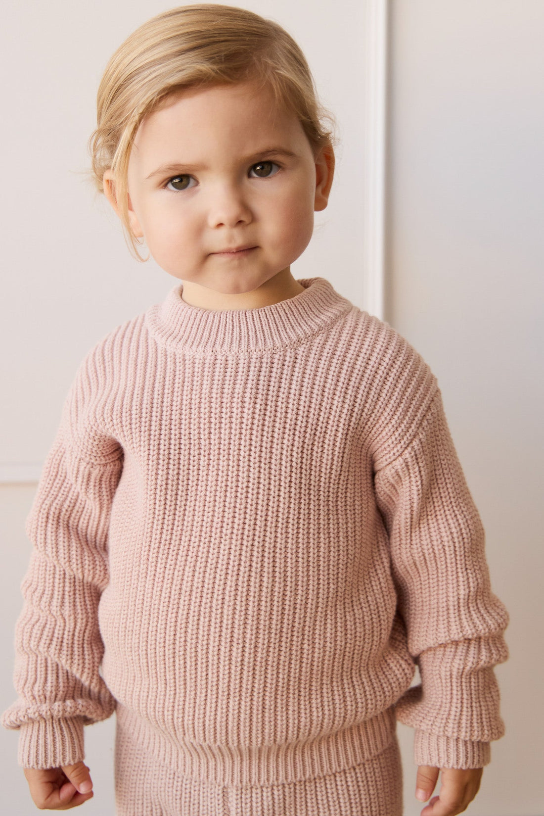Morgan Jumper - Soft Misty Marle Childrens Jumper from Jamie Kay Australia
