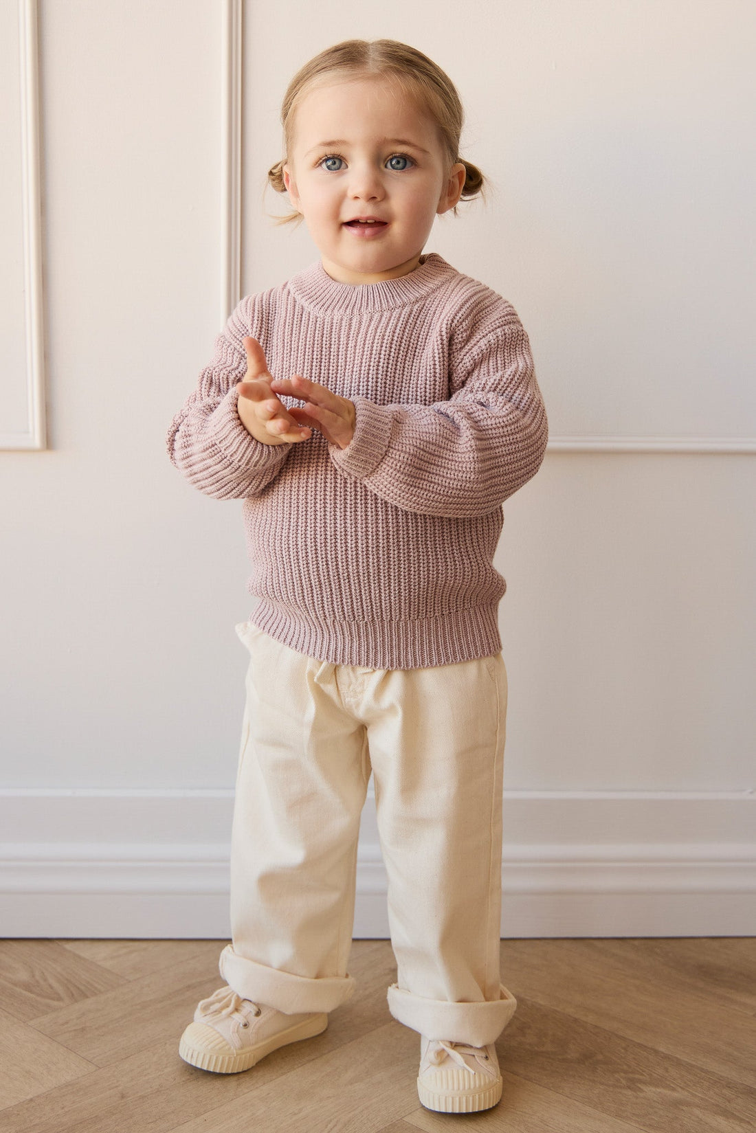 Morgan Jumper - Ballerina Marle Childrens Jumper from Jamie Kay Australia