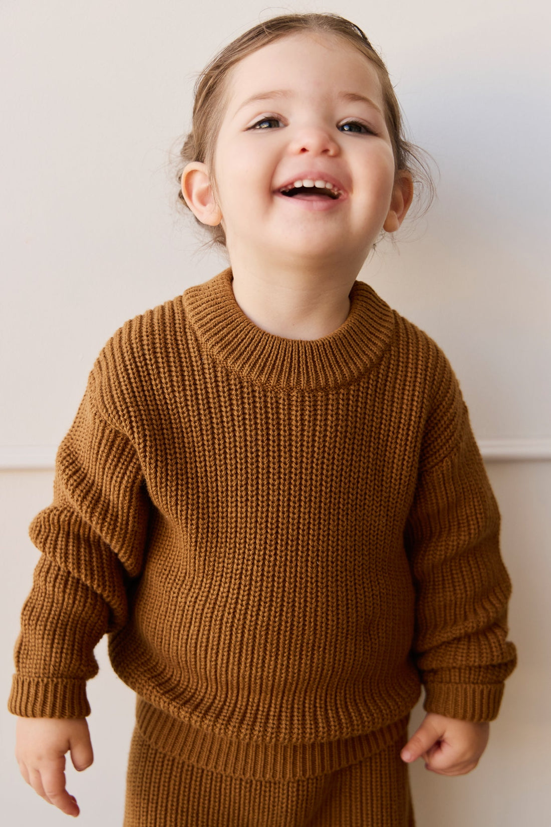 Morgan Jumper - Bark Childrens Jumper from Jamie Kay Australia