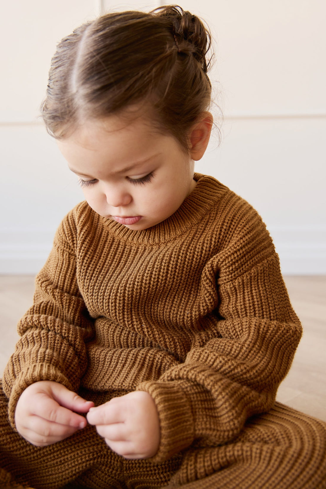 Morgan Jumper - Bark Childrens Jumper from Jamie Kay Australia