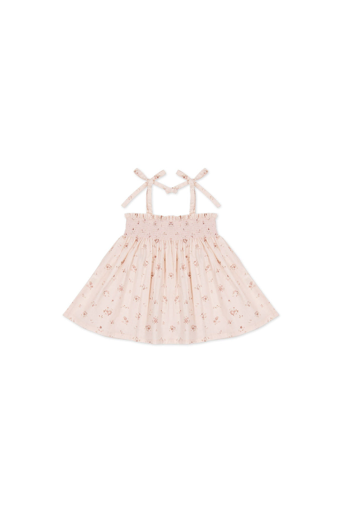 Organic Cotton Ellie Top - Petite Fleur Soft Peony Childrens Top from Jamie Kay Australia