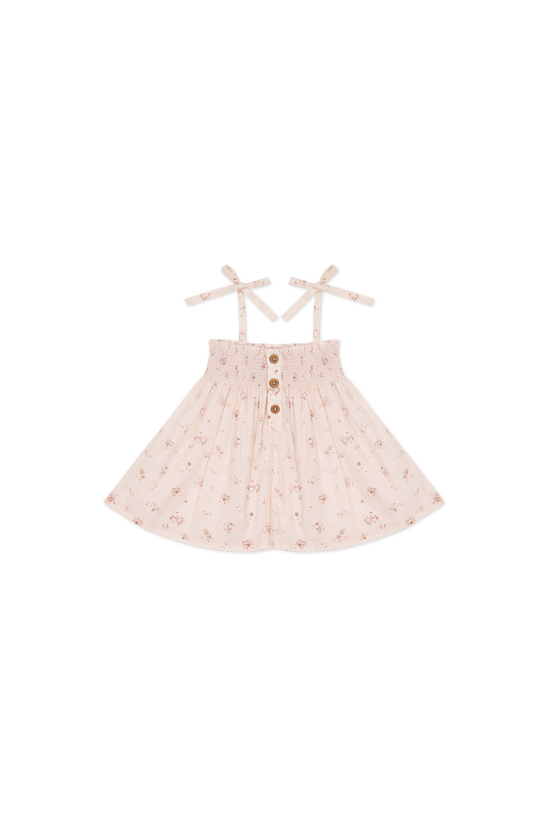 Organic Cotton Ellie Top - Petite Fleur Soft Peony Childrens Top from Jamie Kay Australia