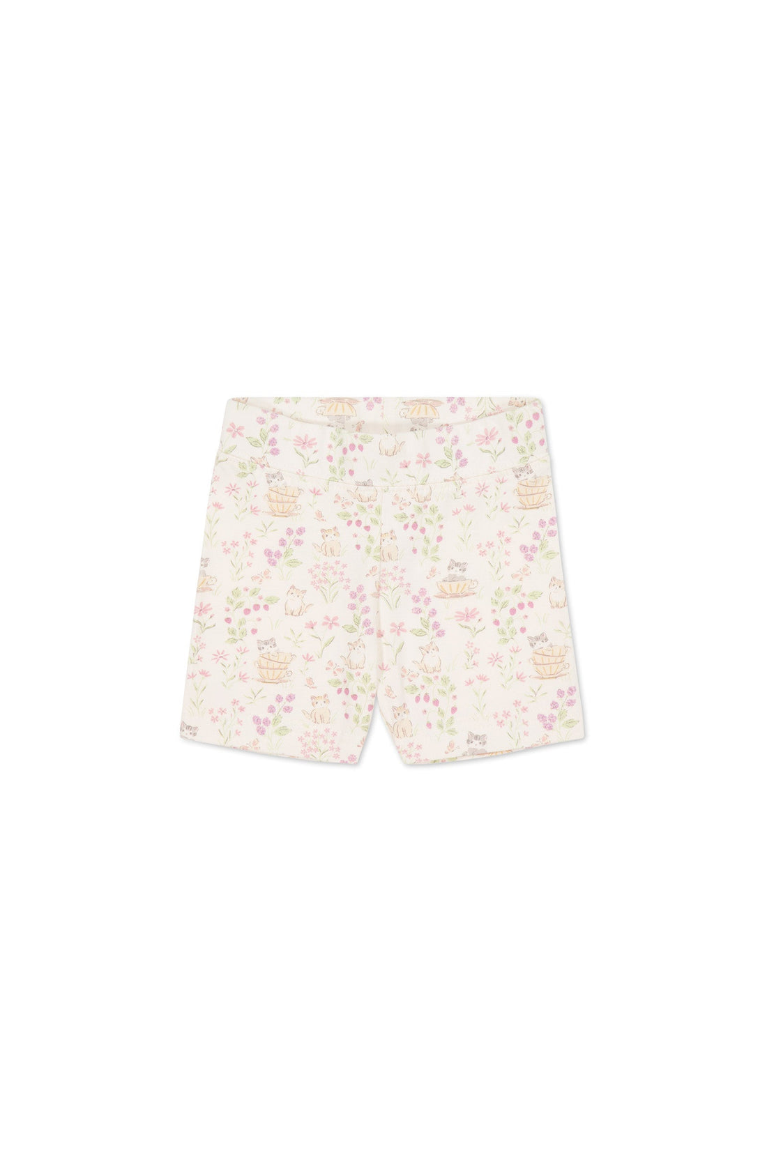 Organic Cotton Everyday Bike Short - Moons Garden Childrens Short from Jamie Kay Australia