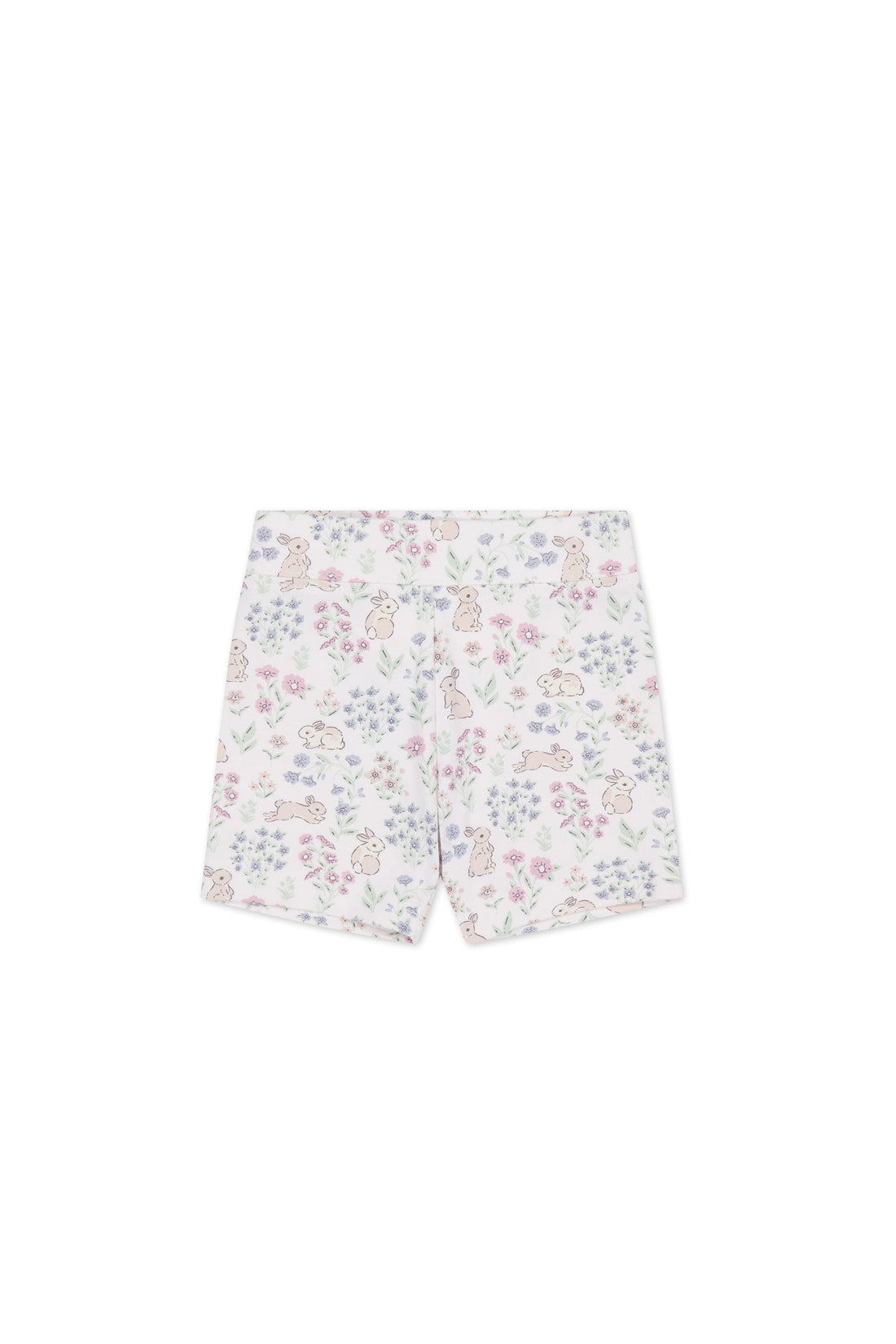 Organic Cotton Everyday Bike Short - Penny's Egg Hunt Parisian Pink Childrens Short from Jamie Kay Australia