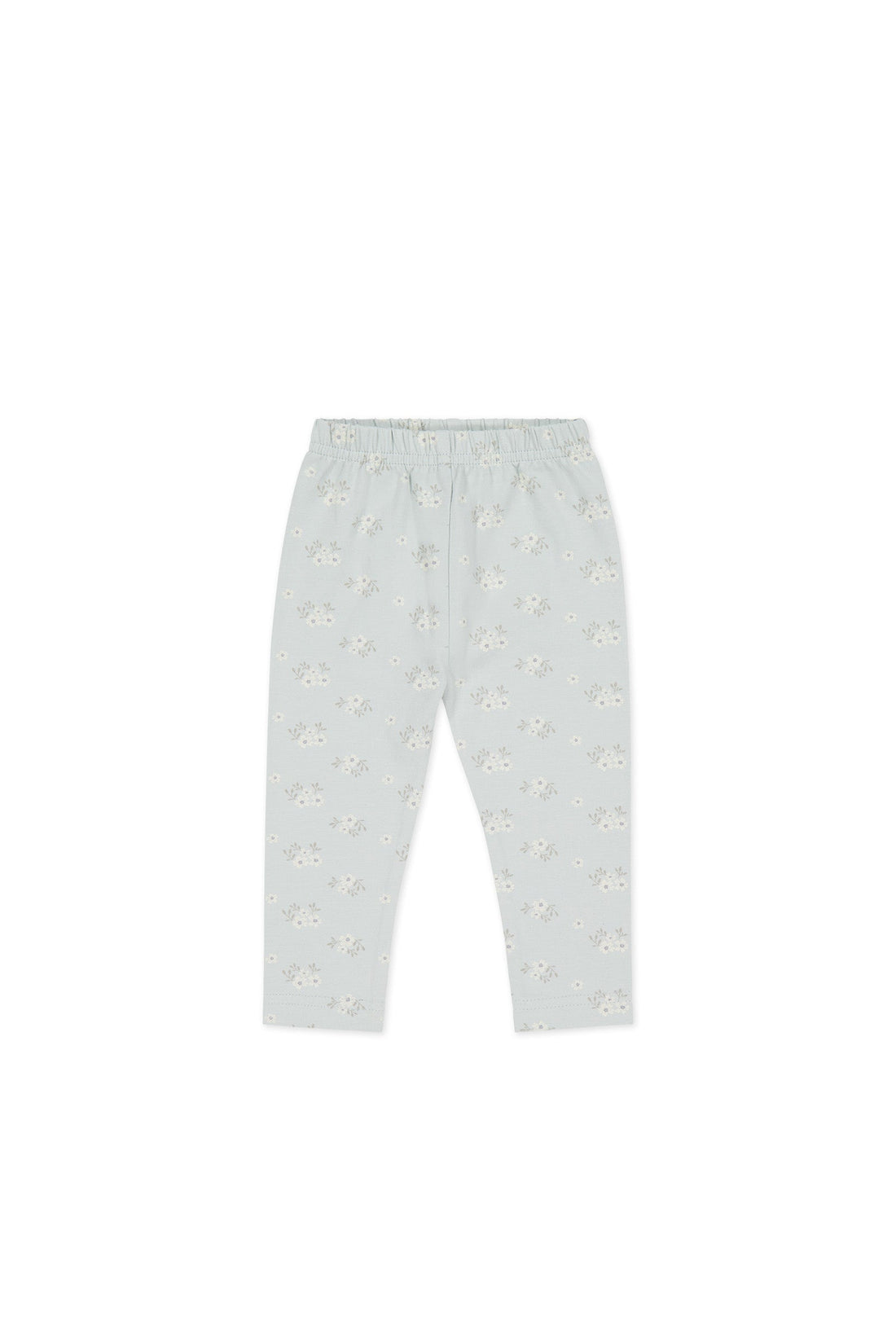 Organic Cotton Everyday Legging - Rose Floral Smoke Childrens Legging from Jamie Kay Australia