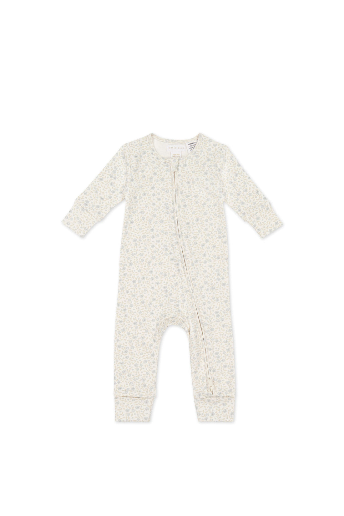 Organic Cotton Frankie Onepiece - Elodie Whisper White Childrens Onepiece from Jamie Kay Australia
