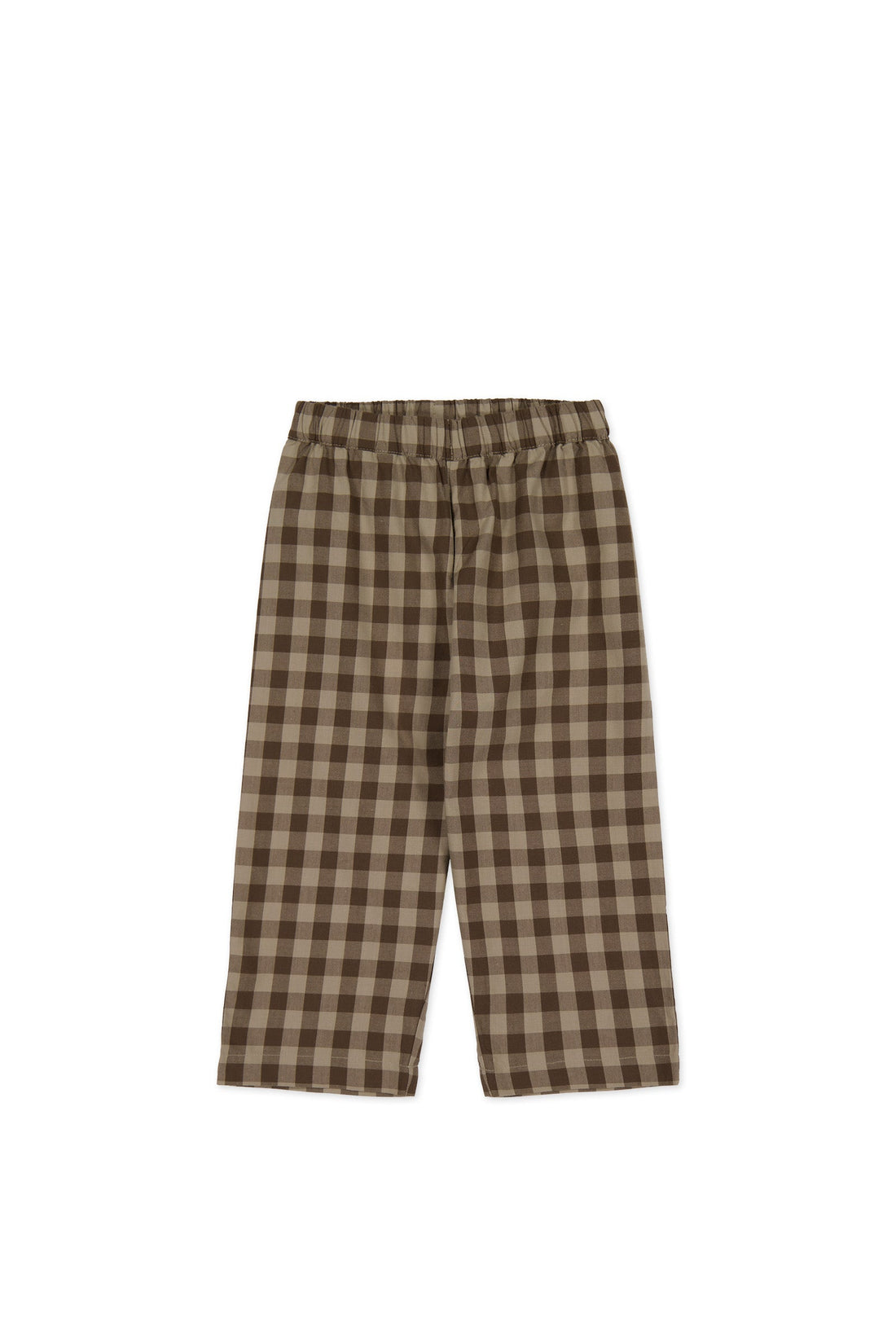 Organic Cotton Kingston Pant - Gingham Shitake Childrens Pant from Jamie Kay Australia