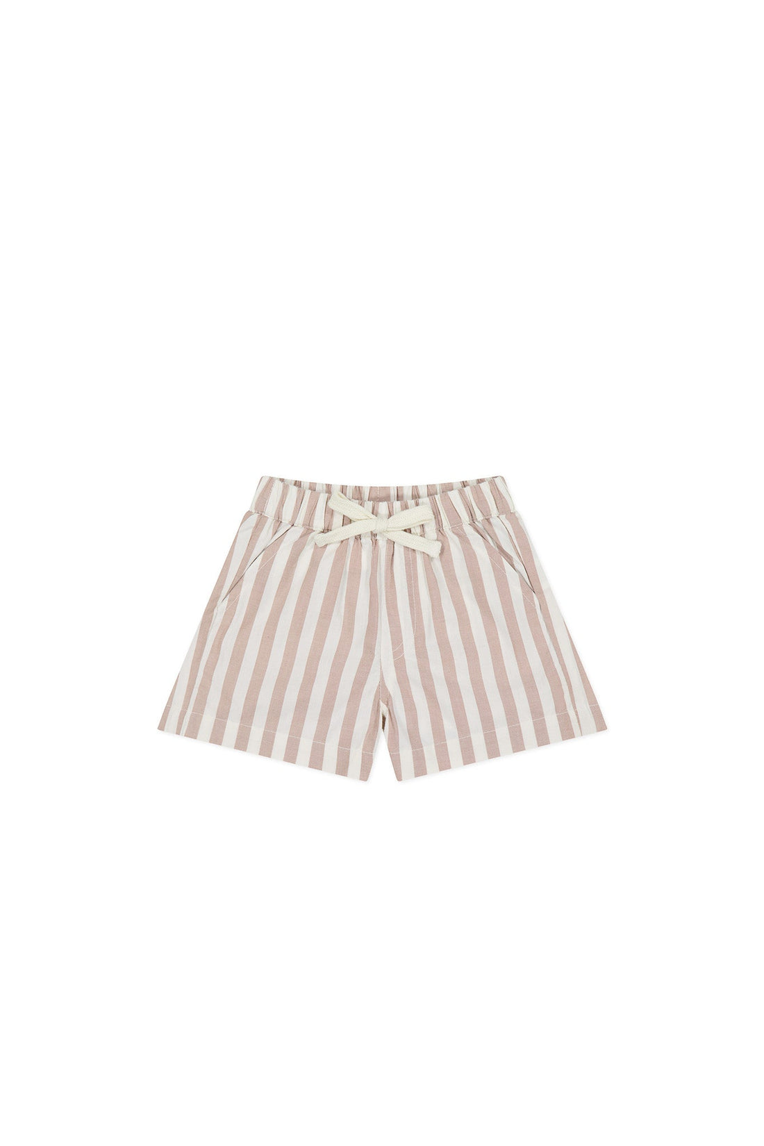 Organic Cotton Louis Short - Vertical Stripe Tiger/Cloud Childrens Short from Jamie Kay Australia