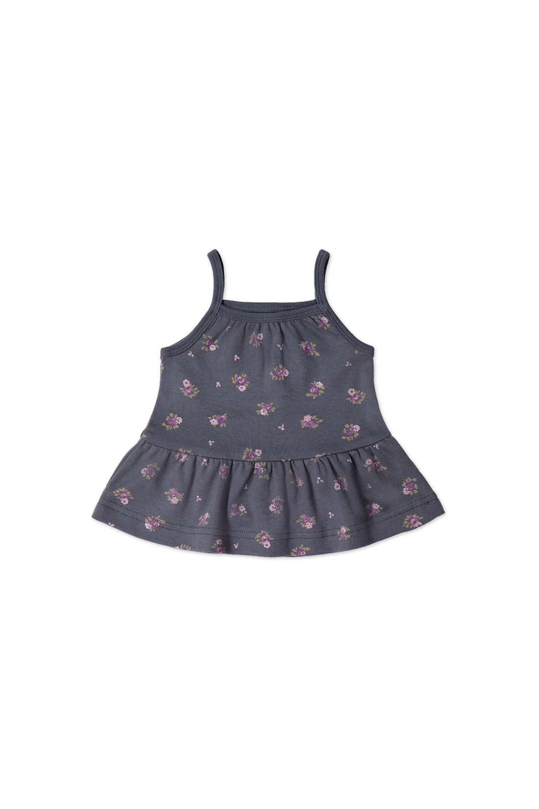 Organic Cotton Meadow Singlet - Simone Lava Childrens Singlet from Jamie Kay Australia