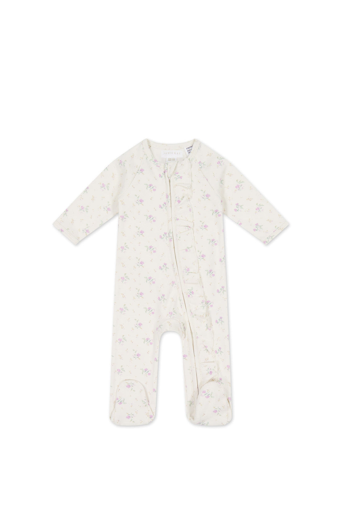 Organic Cotton Melanie Onepiece - Thelma Orchid Childrens Onepiece from Jamie Kay Australia