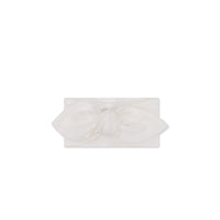 Organic Cotton Modal Lilian Headband - Milk Childrens Headband from Jamie Kay Australia