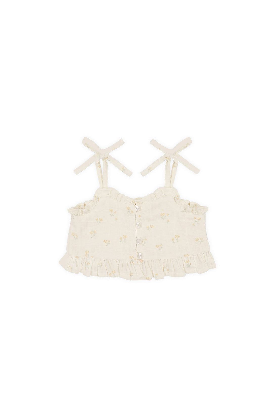Organic Cotton Muslin Mirabel Top - Pauline Chamomile Childrens top from Jamie Kay Australia