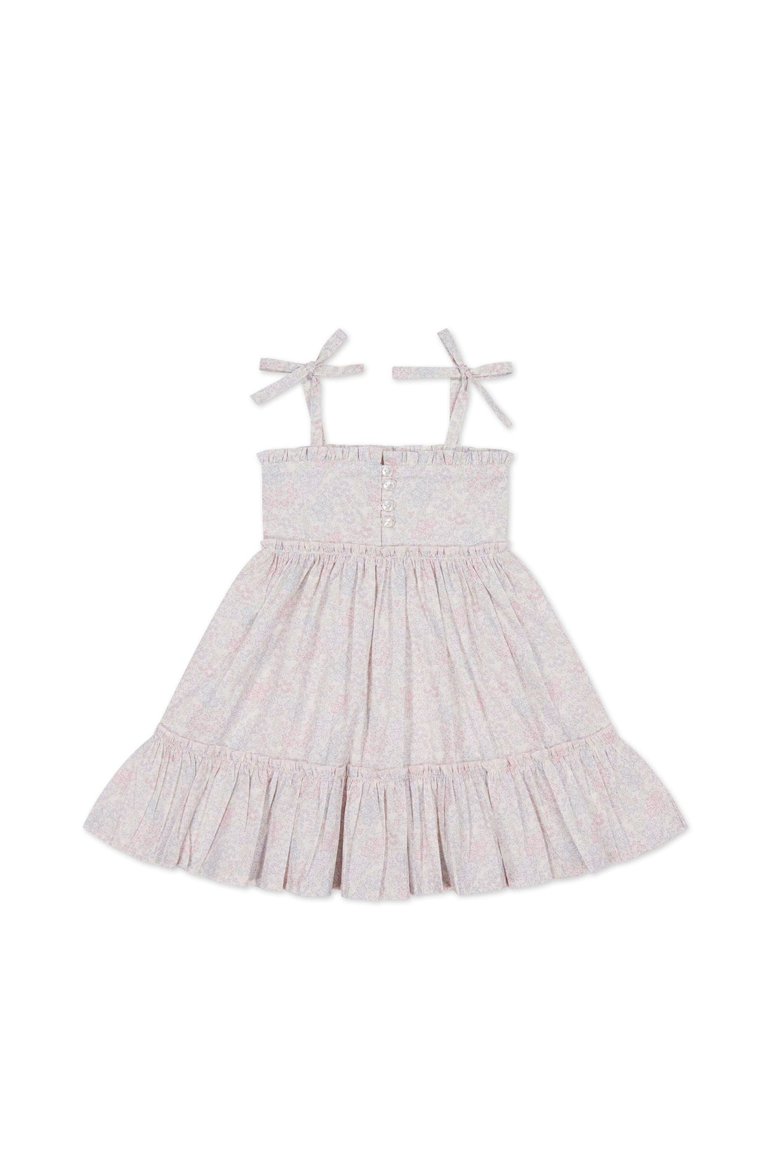Organic Cotton Stella Dress - Azra Slightly Pink Childrens Dress from Jamie Kay Australia