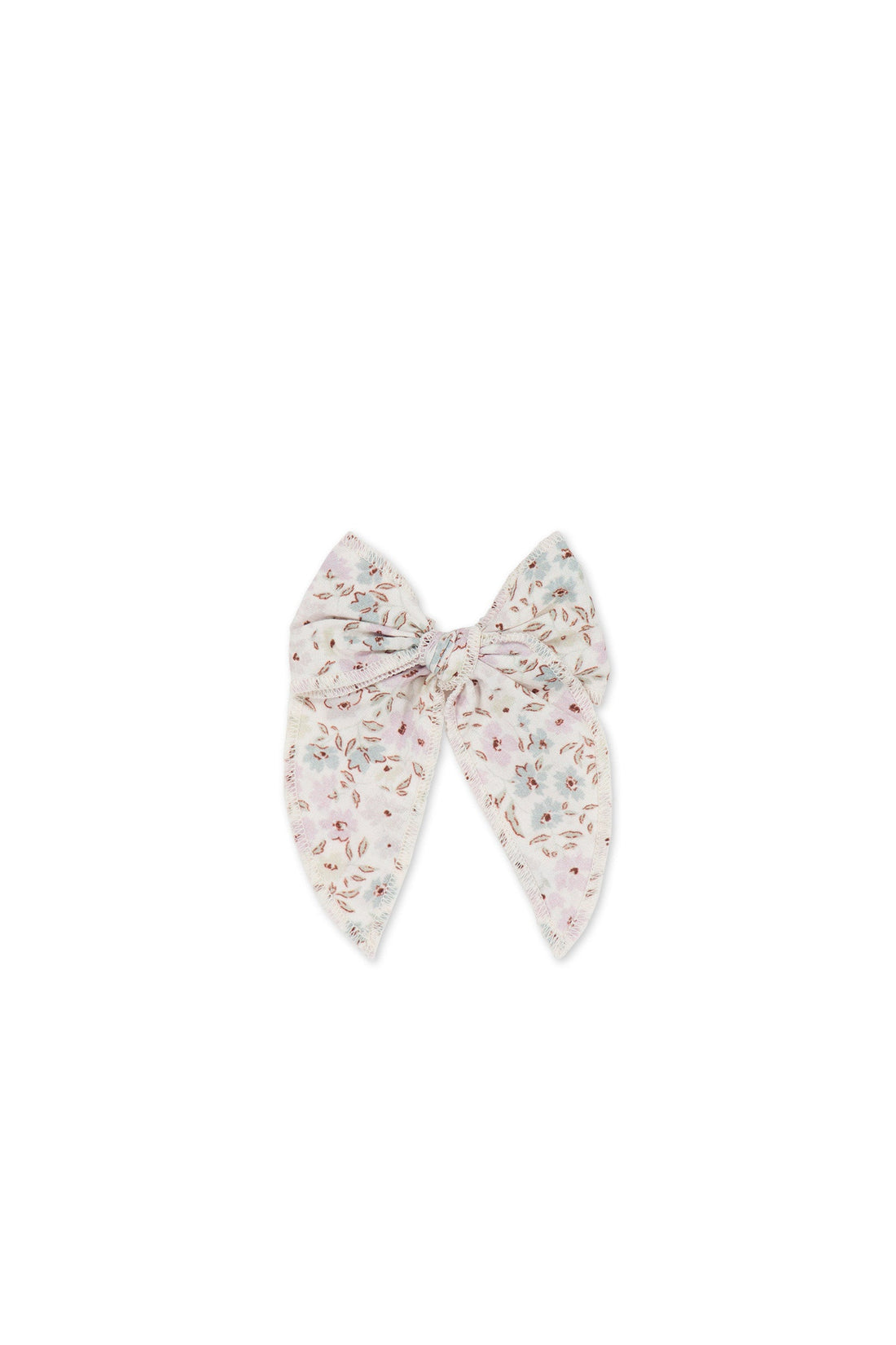 Organic Cotton Voile Bow - Fifi Violet Childrens Bow from Jamie Kay Australia