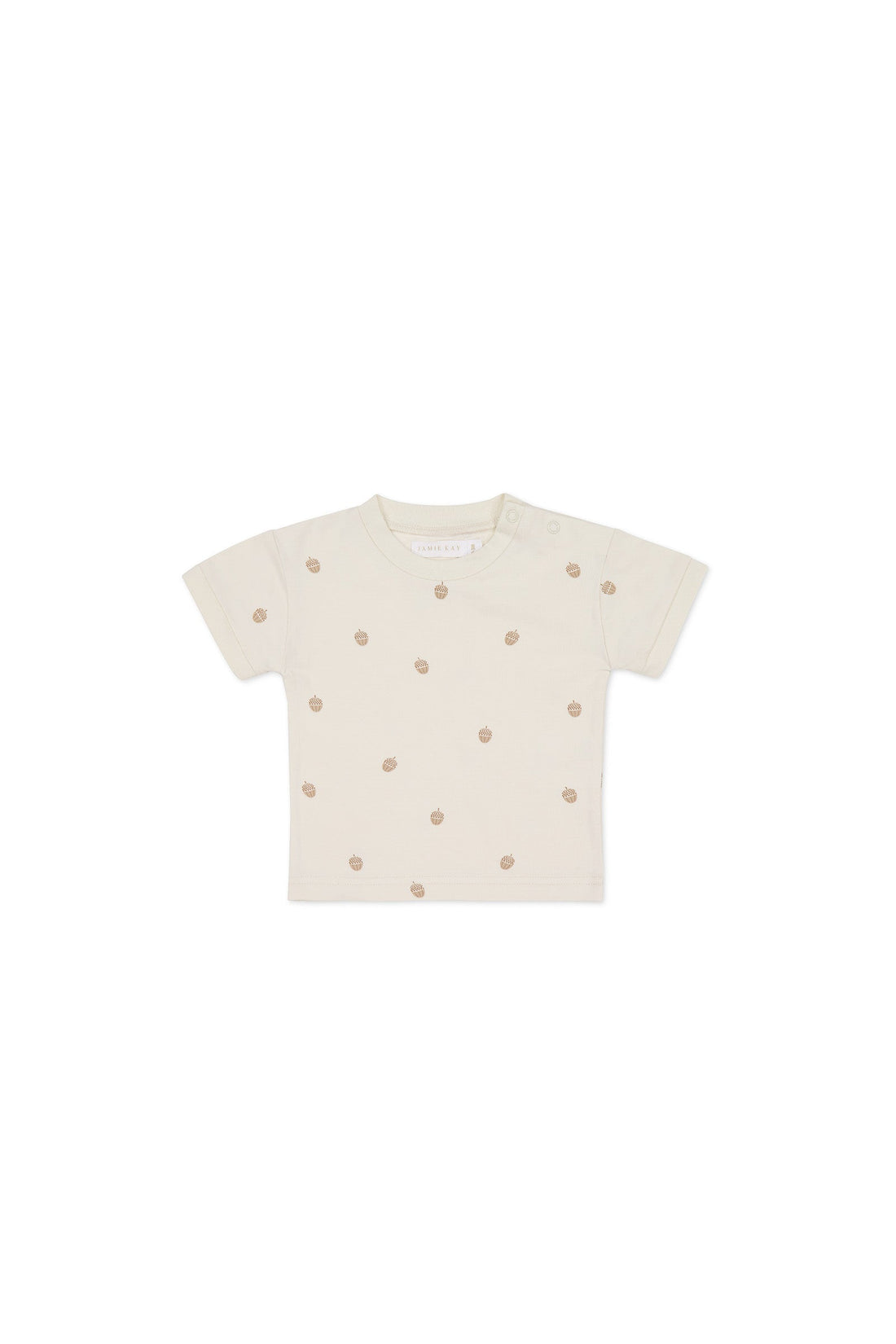 Pima Cotton Hunter Tee - Acorns Tofu Childrens Top from Jamie Kay Australia