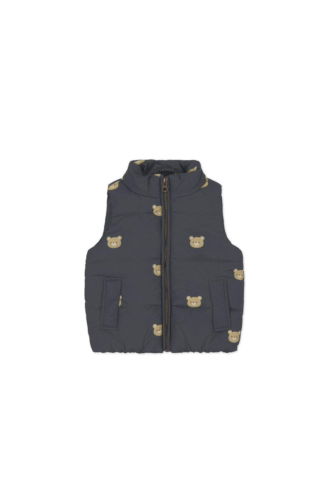 Rudi Puffer Vest - Bobbie Bears Shadow Childrens Jacket from Jamie Kay Australia