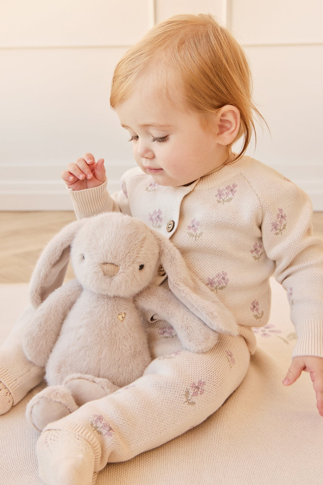 Snuggle Bunnies - Penelope - Beige Childrens Toy from Jamie Kay Australia