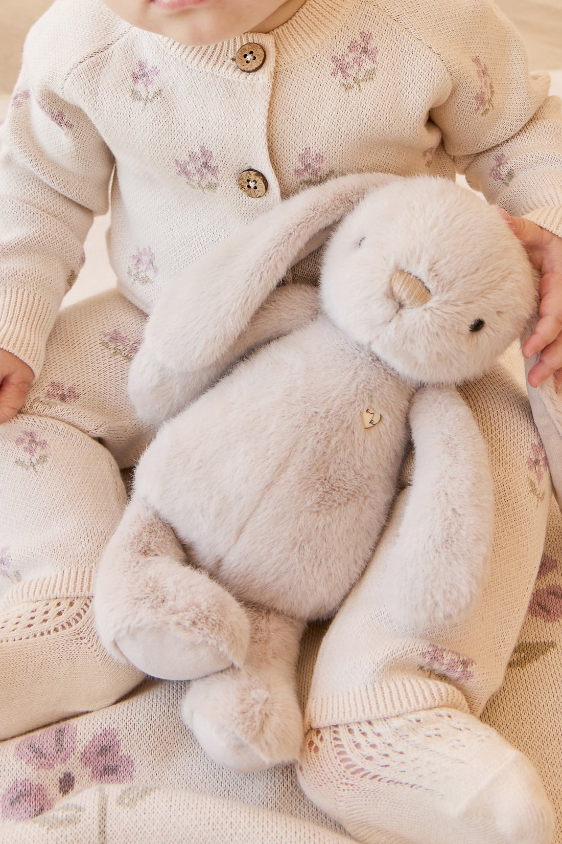 Snuggle Bunnies - Penelope - Beige Childrens Toy from Jamie Kay Australia