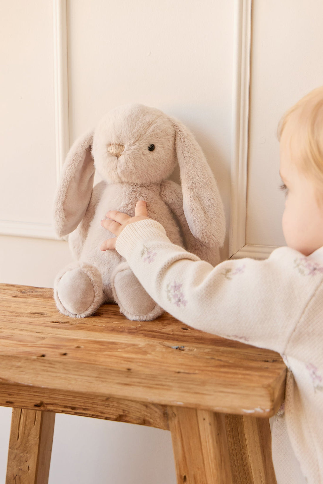 Snuggle Bunnies - Penelope - Beige Childrens Toy from Jamie Kay Australia