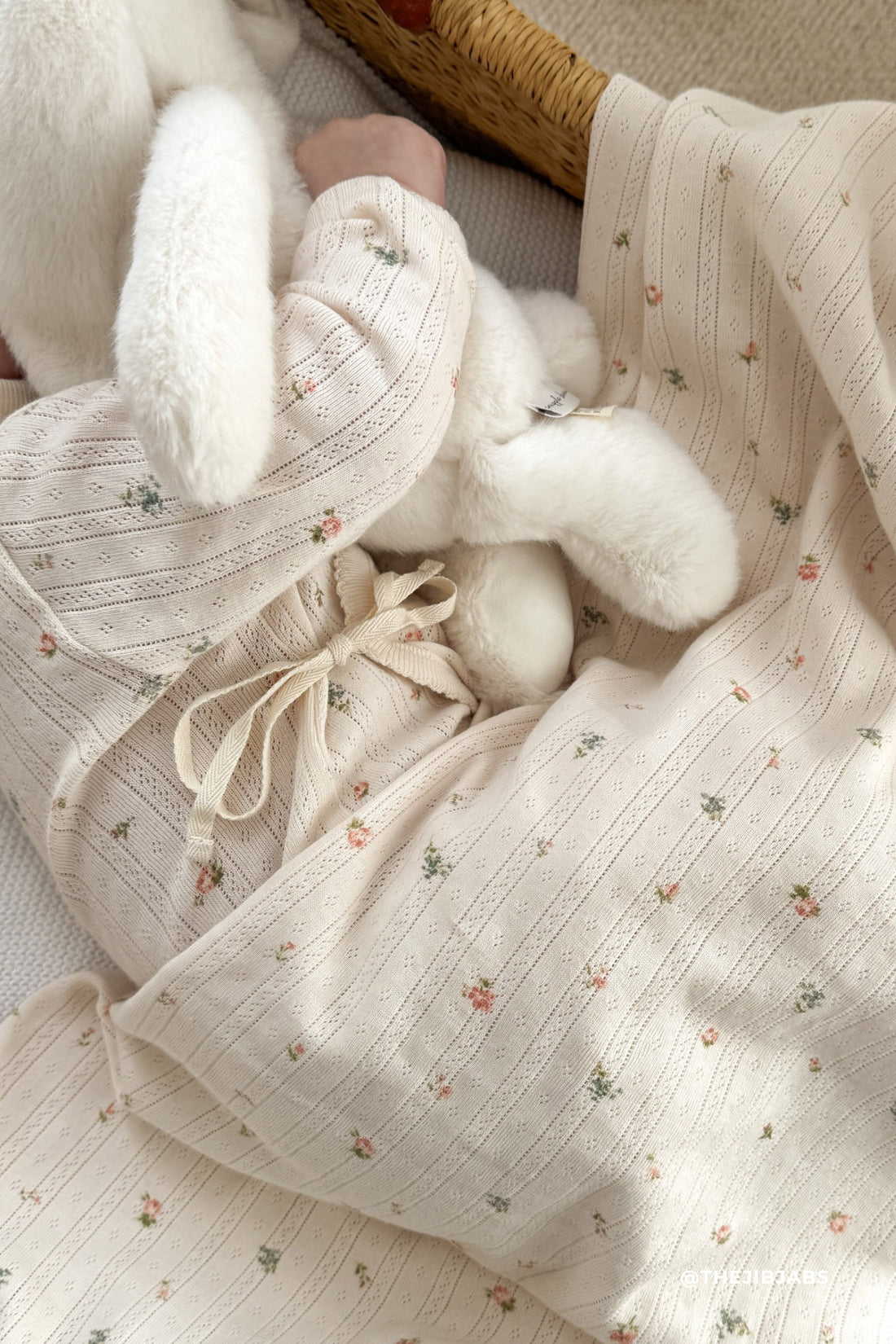 Organic Cotton Pointelle Estelle Onepiece - Sweet Magnolia Simple Childrens Onepiece from Jamie Kay Australia