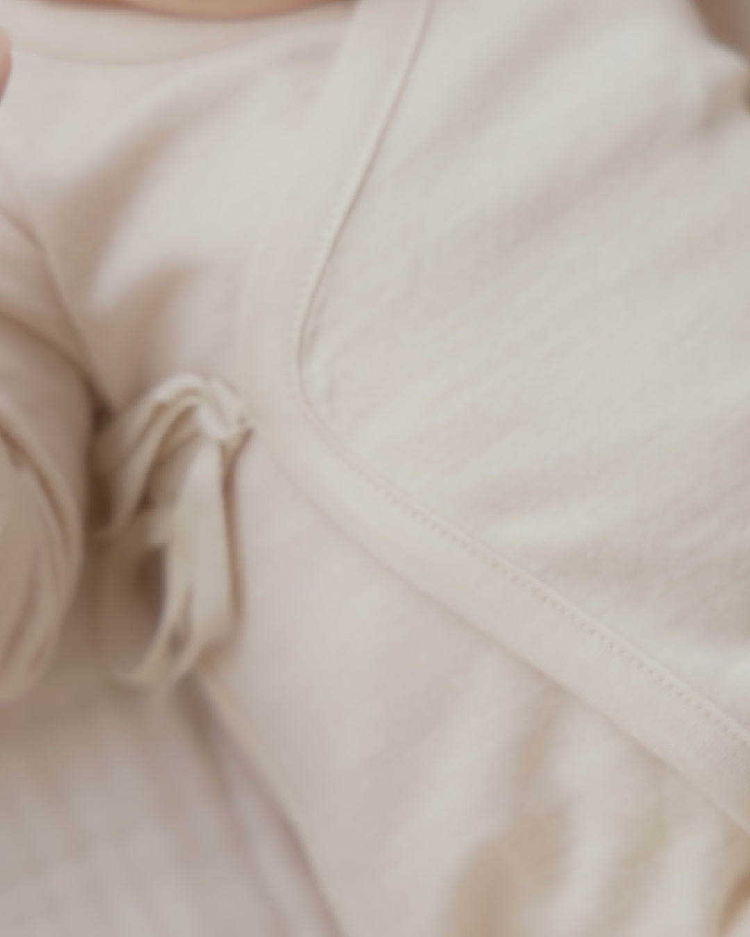 Merino Wrap Onepiece - Natural Childrens Onepiece from Jamie Kay Australia