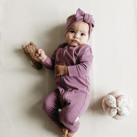 Pima Cotton Frankie Zip Onepiece - Lillium Childrens Onepiece from Jamie Kay Australia