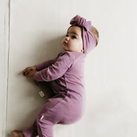 Pima Cotton Frankie Zip Onepiece - Lillium Childrens Onepiece from Jamie Kay Australia