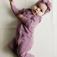 Pima Cotton Frankie Zip Onepiece - Lillium Childrens Onepiece from Jamie Kay Australia