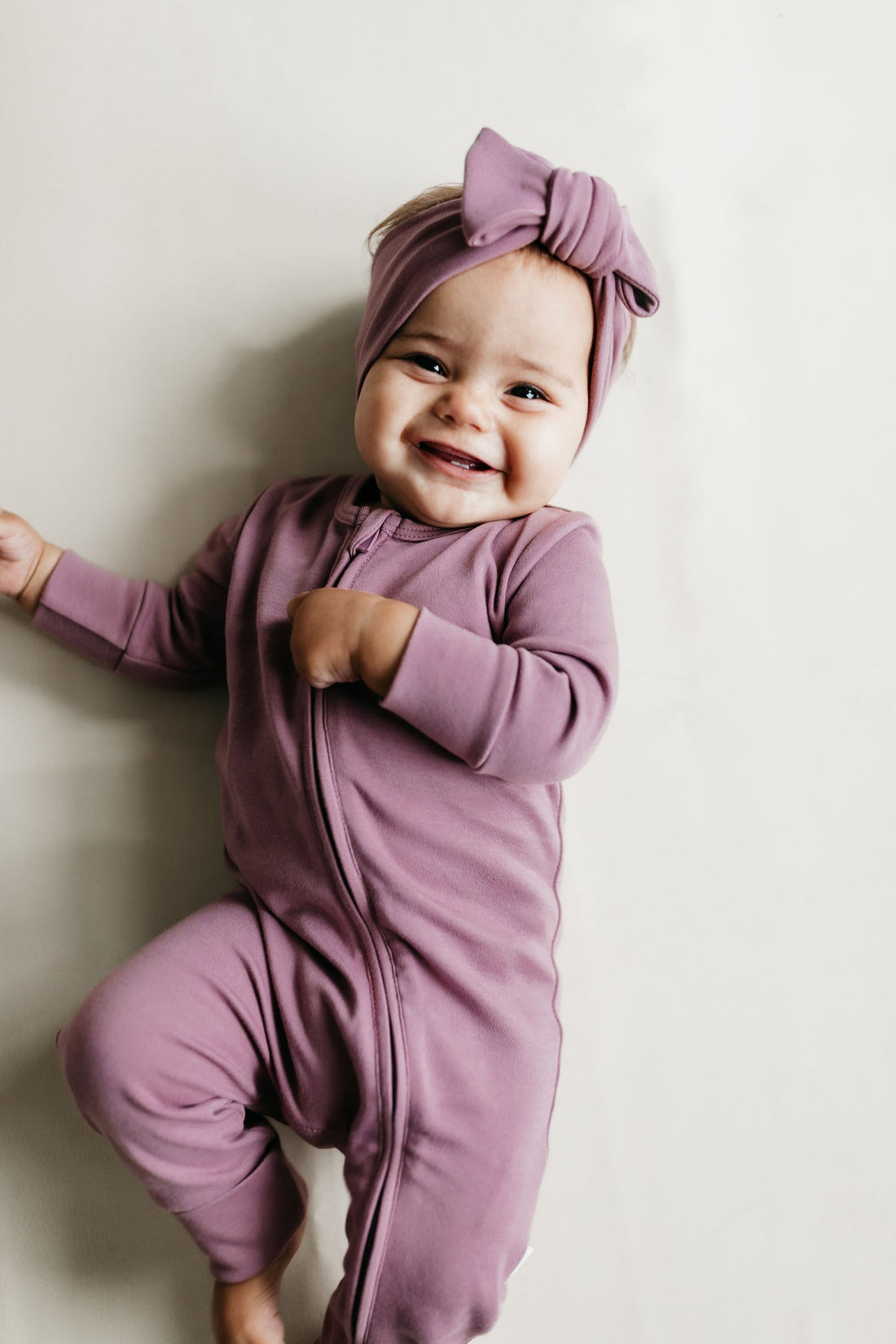 Pima Cotton Frankie Zip Onepiece - Lillium Childrens Onepiece from Jamie Kay Australia