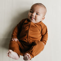 Pima Cotton Frankie Zip Onepiece - Sienna Childrens Onepiece from Jamie Kay Australia