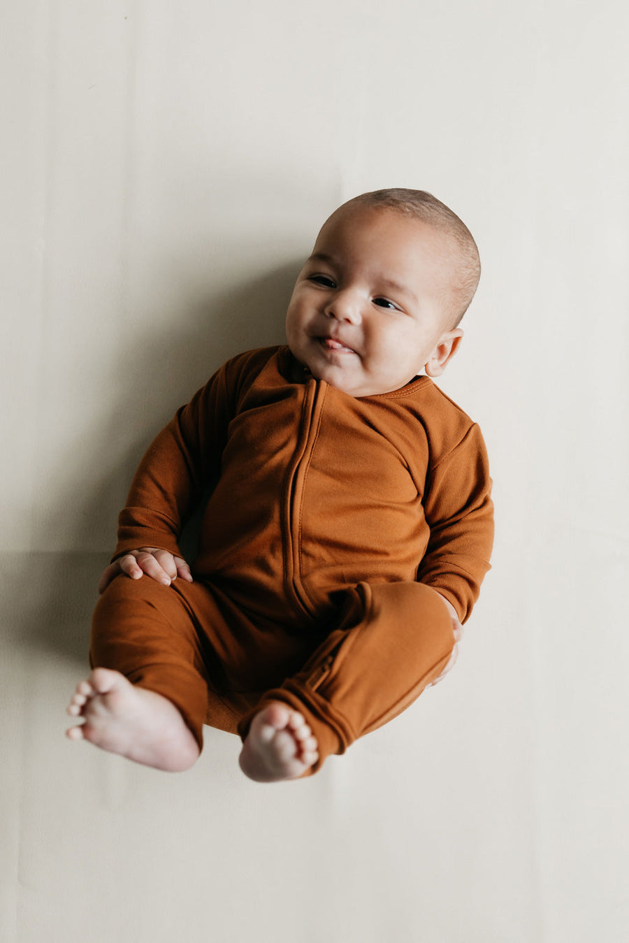 Pima Cotton Frankie Zip Onepiece - Sienna Childrens Onepiece from Jamie Kay Australia