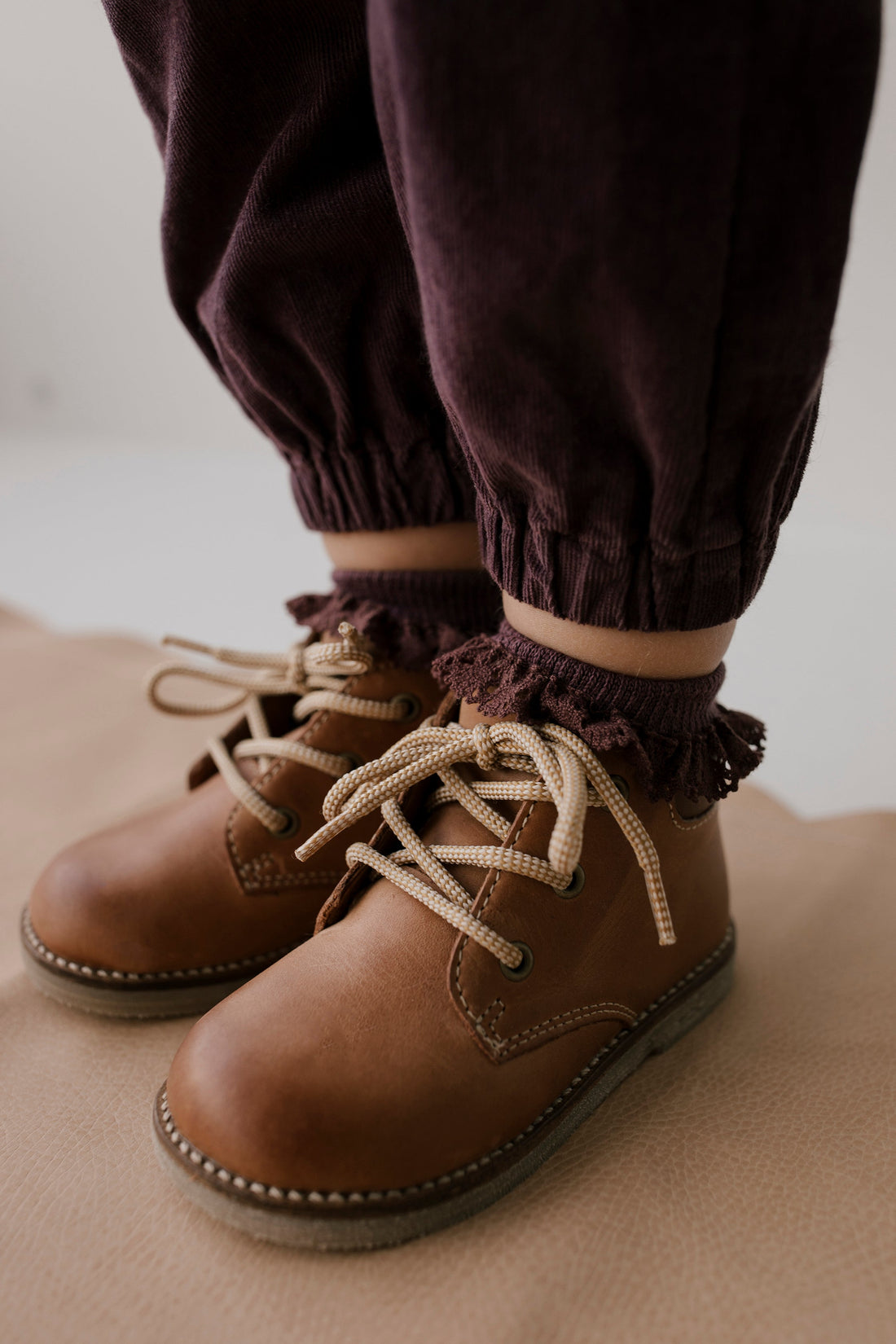 Leather Boot - Tan Childrens Footwear from Jamie Kay Australia