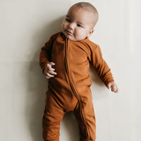 Pima Cotton Frankie Zip Onepiece - Sienna Childrens Onepiece from Jamie Kay Australia