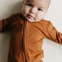 Pima Cotton Frankie Zip Onepiece - Sienna Childrens Onepiece from Jamie Kay Australia