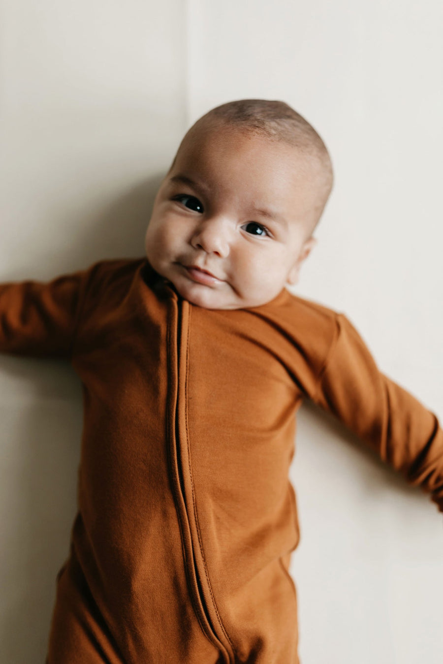 Pima Cotton Frankie Zip Onepiece - Sienna Childrens Onepiece from Jamie Kay Australia