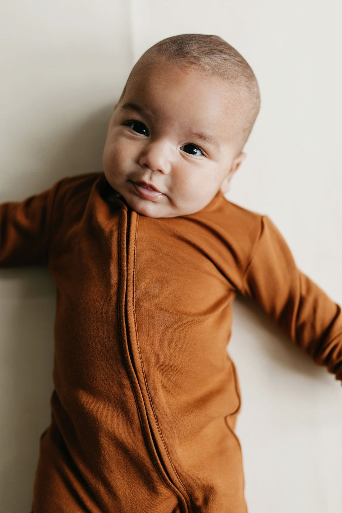 Pima Cotton Frankie Zip Onepiece - Sienna Childrens Onepiece from Jamie Kay Australia