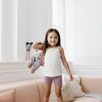 Organic Cotton Modal Singlet - Milk Childrens Singlet from Jamie Kay Australia