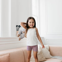 Organic Cotton Modal Singlet - Milk Childrens Singlet from Jamie Kay Australia