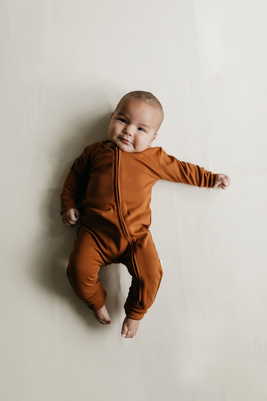 Pima Cotton Frankie Zip Onepiece - Sienna Childrens Onepiece from Jamie Kay Australia