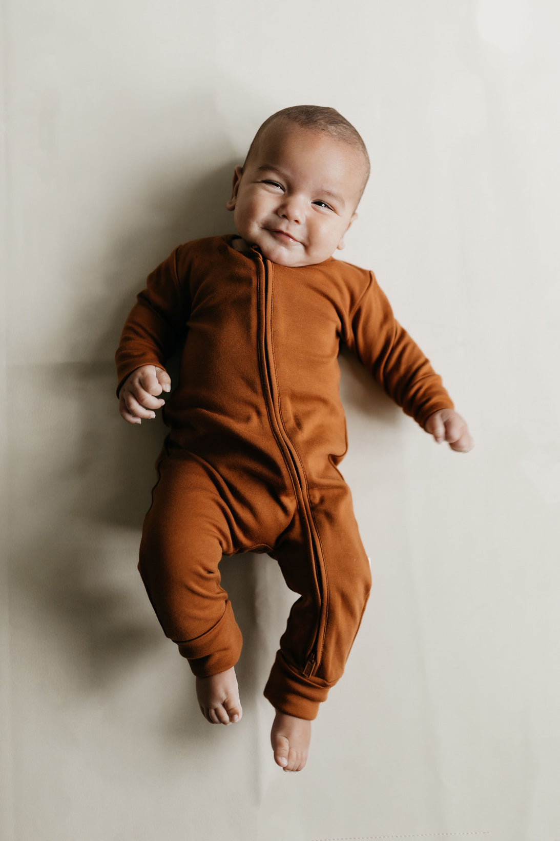 Pima Cotton Frankie Zip Onepiece - Sienna Childrens Onepiece from Jamie Kay Australia