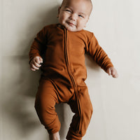 Pima Cotton Frankie Zip Onepiece - Sienna Childrens Onepiece from Jamie Kay Australia