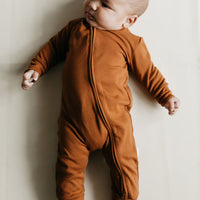 Pima Cotton Frankie Zip Onepiece - Sienna Childrens Onepiece from Jamie Kay Australia