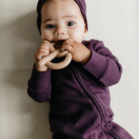 Pima Cotton Headband - Sugar Plum Childrens Headband from Jamie Kay Australia