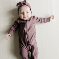 Pima Cotton Frankie Zip Onepiece - Twilight Childrens Onepiece from Jamie Kay Australia