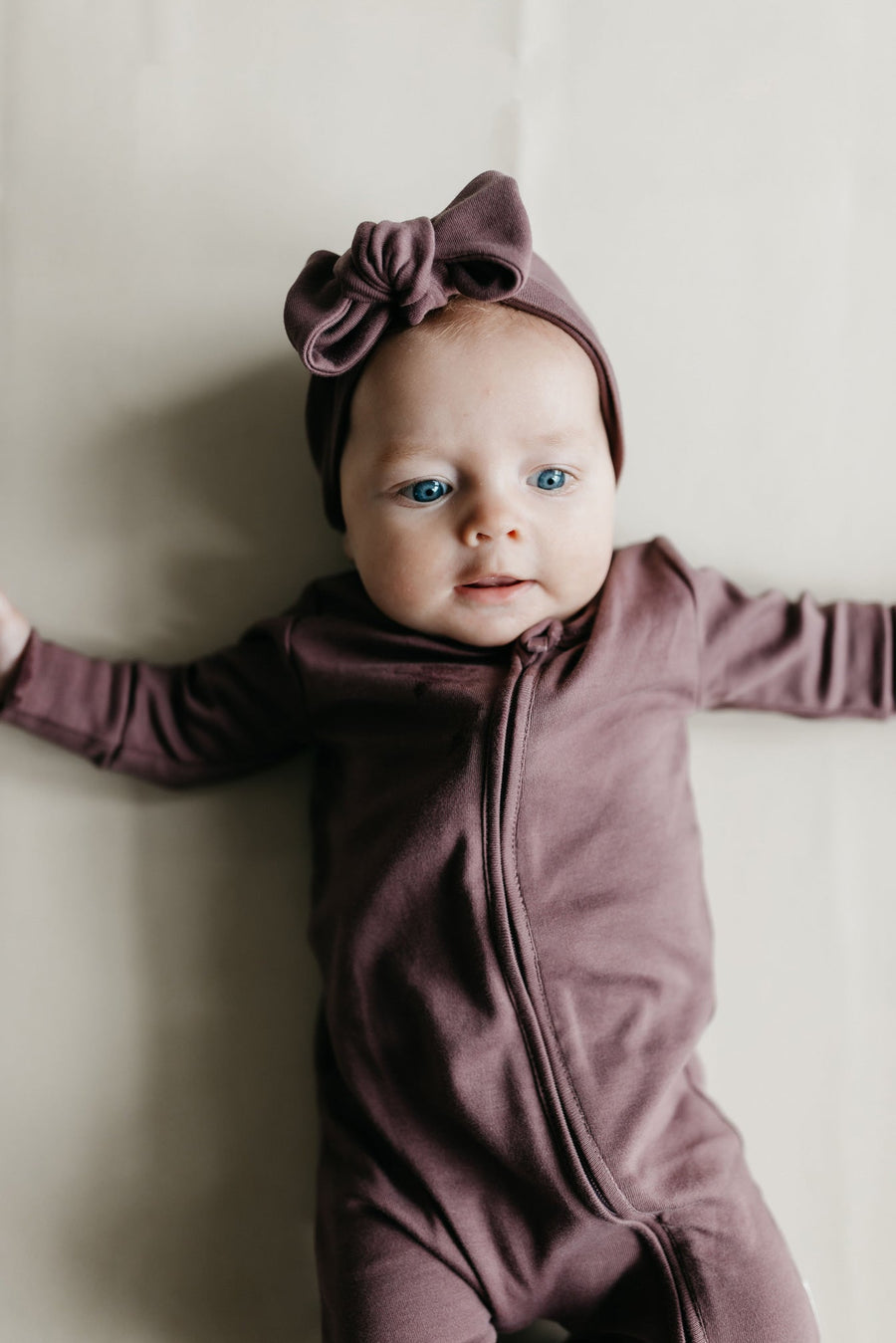 Pima Cotton Frankie Zip Onepiece - Twilight Childrens Onepiece from Jamie Kay Australia