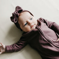 Pima Cotton Frankie Zip Onepiece - Twilight Childrens Onepiece from Jamie Kay Australia