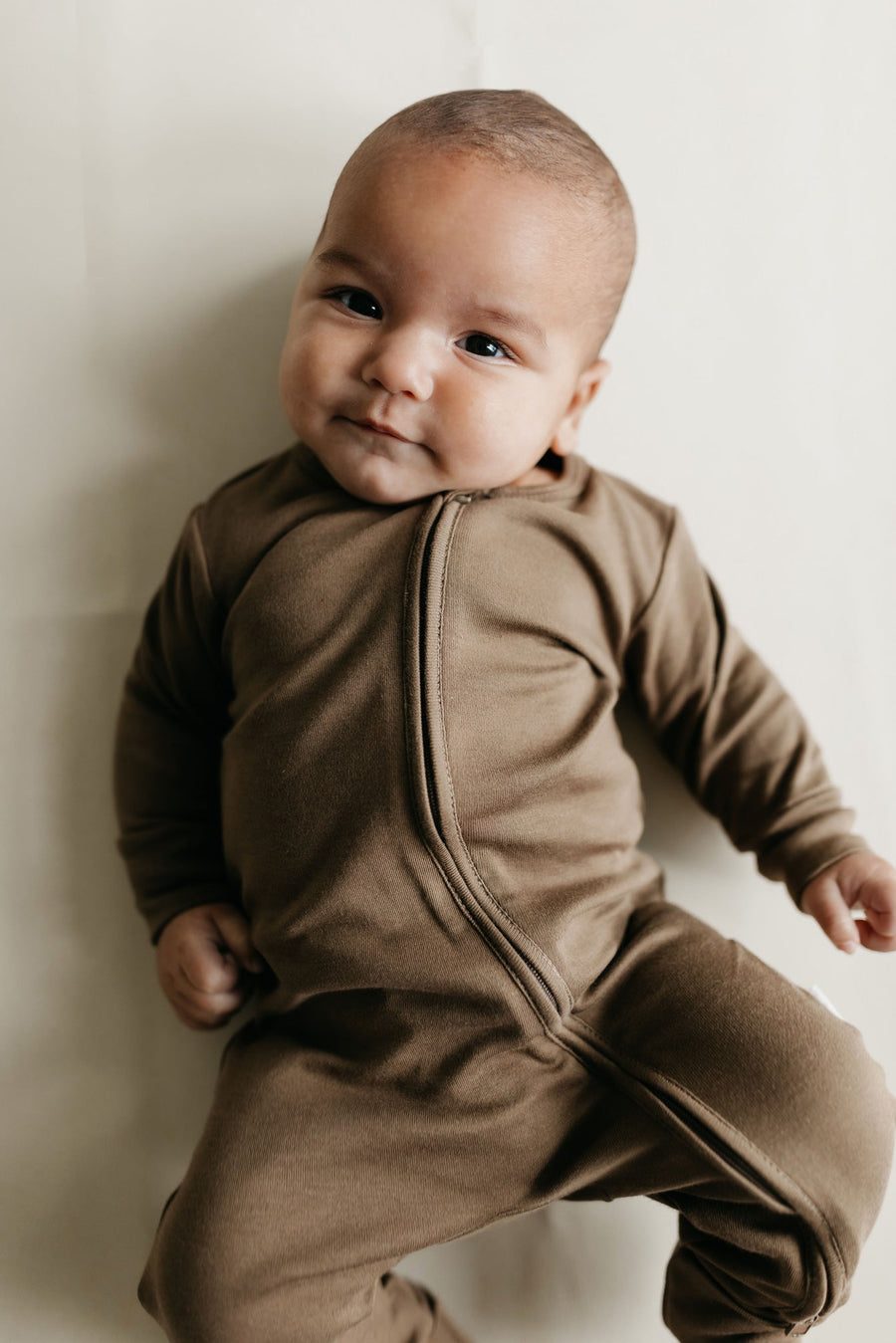 Pima Cotton Frankie Zip Onepiece - Cub Childrens Onepiece from Jamie Kay Australia