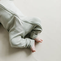 Pima Cotton Frankie Zip Onepiece - Mist Childrens Onepiece from Jamie Kay Australia