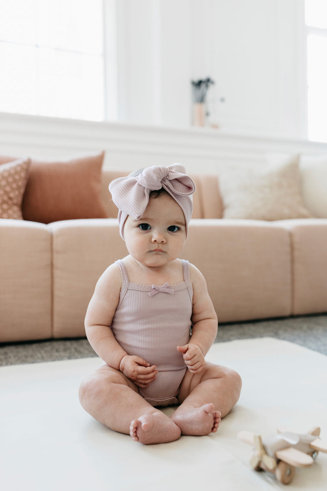 Organic Cotton Modal Headband - Blossom Childrens Headband from Jamie Kay Australia